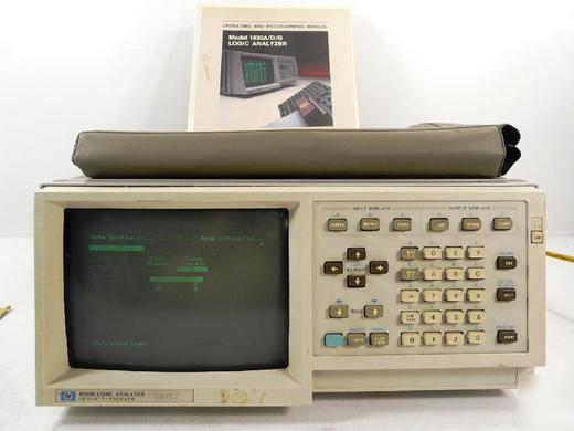 Agilent hp 1630G logic analyzer w/ 7 probes 10272A 