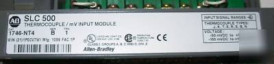 Allen bradley SLC500 thermocouple input module 1746-NT4