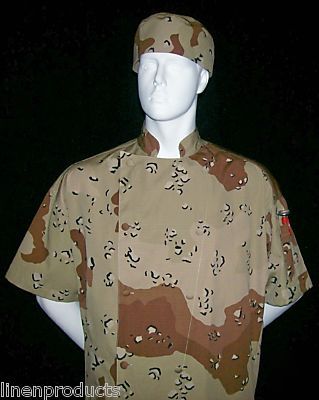 Coat chef jacket camouflage ss iron gift (m l) regular