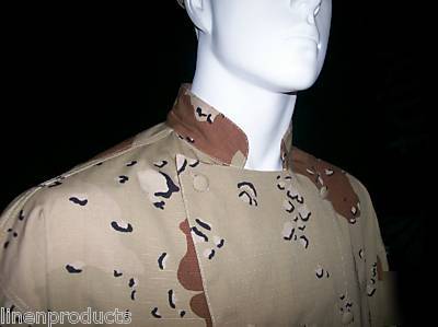 Coat chef jacket camouflage ss iron gift (m l) regular