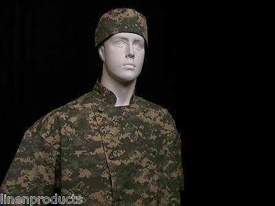 Coat chef jacket camouflage ss iron gift (m l) regular