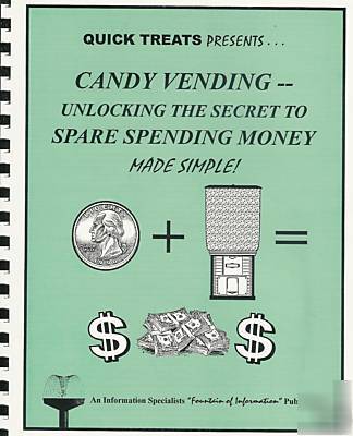 Complete bulk candy vending machine biz start up kit