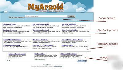 Fully atomated money maker search engine script