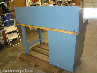 Lista 5 drawer tool cabinet w/ 72X30 work bench & vise