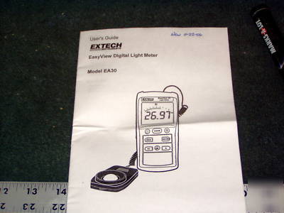 New extech EA30 light meter (grainger 3MY54) nearly 