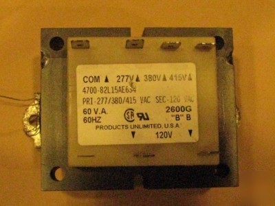 New products unlimited transformer 12V 120V 208/240V