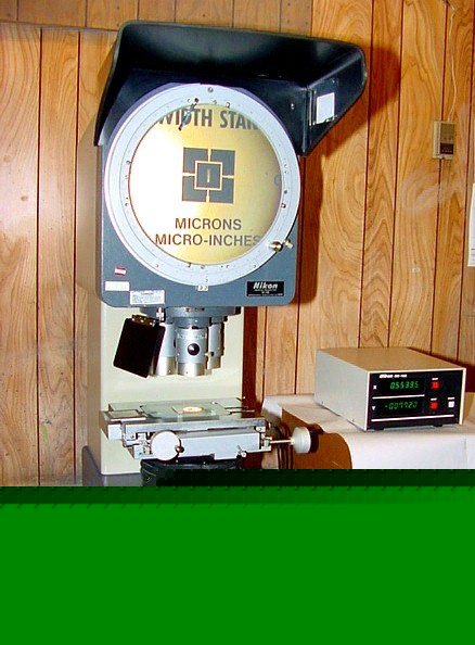 Nikon v-12 optical comparator w/dro, lenses, stage, etc