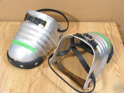 Nos aluminum foot guards lab safety #7616 ellwood brand