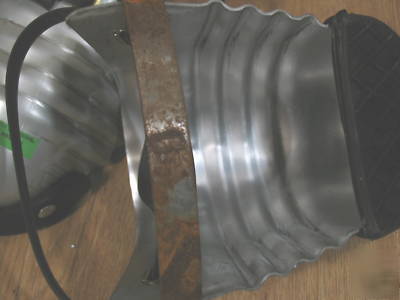 Nos aluminum foot guards lab safety #7616 ellwood brand