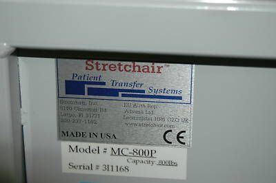 Stretchair bariatric stretcher mc-800P