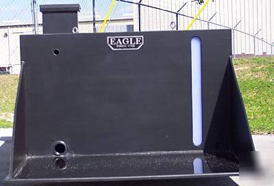 Water tank fire fighting skid unit slip-on 200 gallon