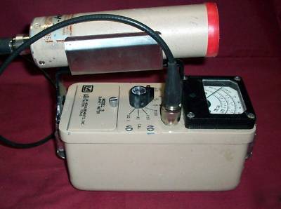 Ludlum 3/44-3 radiation low energy gamma scintillation