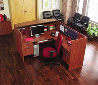 New 6PC reception executive office desk set, #ale-va-R1