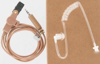 New oem motorola comfort earpiece receive-only - beige