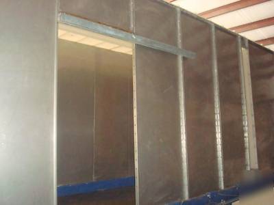 Nordson horizon 400 powder coating booth