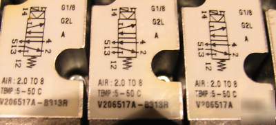 Norgren pneumatic valve island V20 series w/12 solenoid