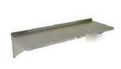 S/s wall mount shelving with mounting brackets