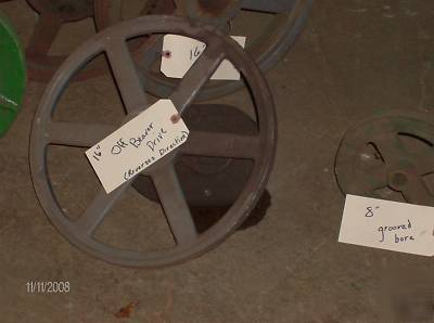 Sawmill 2-3-4-5 grove pulleys-taper locks-gear box 