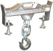 Vestil fork truck hoisting hook d-fork-4-sl