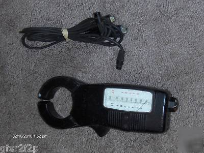 Vintage general electric clamp meter - amperes & volts