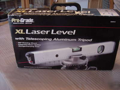 Xl laser level rotating mount telescoping aluminum tri