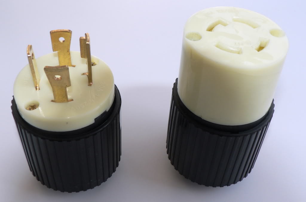 L14-30 plug & connector 125/250V power cord generator