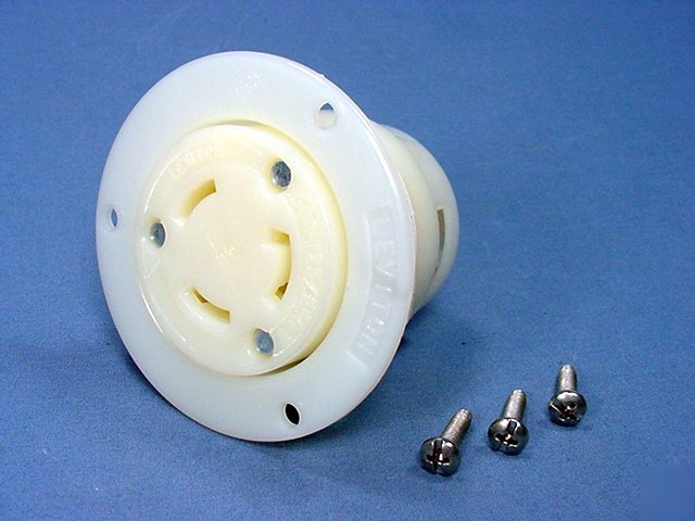Leviton non-nema locking flanged outlet 125/250V 30A