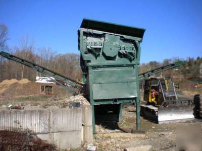 1998 extec 5000S portable screening plant