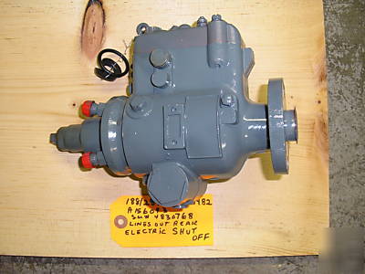 580 super d loader backhoe W11 rebuilt injection pump