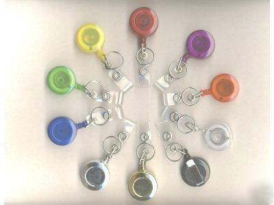 Any color retractable badge reel / key holder