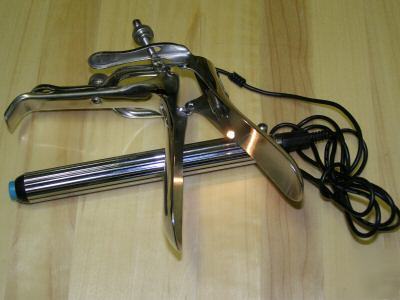 1-speculum w/light,works w/all speculums,surgical,ob/gy