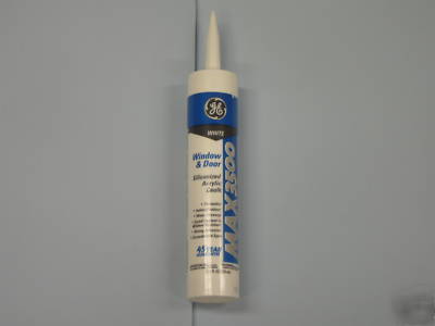 10.1 oz ge MAX3500 white acrylic caulk 077027225822