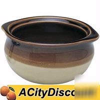 3DZ update 10 oz. caramel ivory soup crocks smallwares