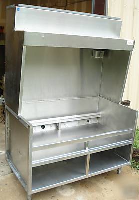 Free standing restaurant hood nsf