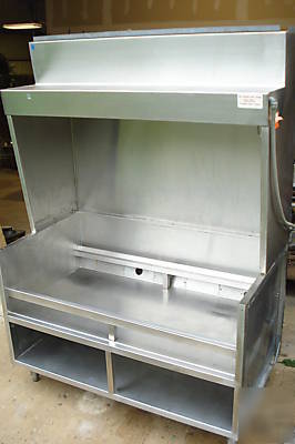 Free standing restaurant hood nsf