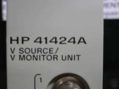 Hp 41424A monitor plug-in 40V 100MA, dc source