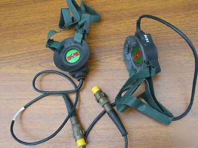 New racal clansman transducer radio headsets 