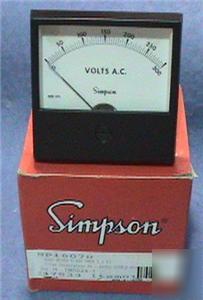 New simpson 3343 0-300VAC voltage rugged seal style box