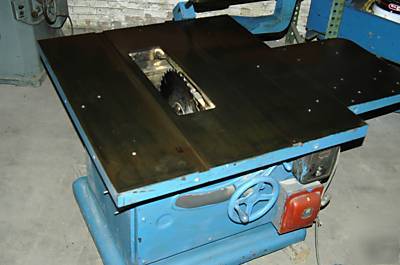 Oliver 88 table saw rack n pinion original guard miter