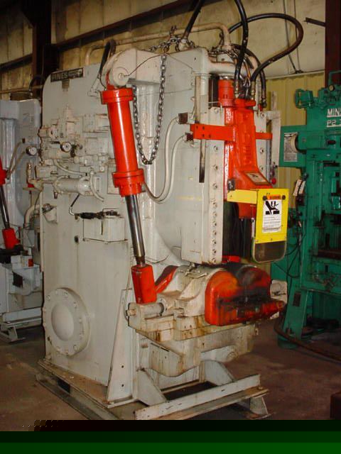 Pines 30 ton vertical hydraulic tube bender