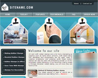 Rubber stamp website business sell + adsense