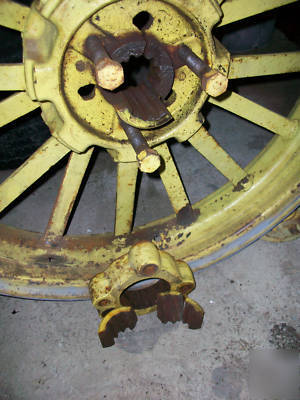 Set of john deere 6X36 factory flat spokes
