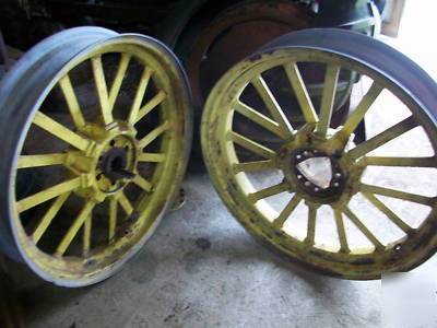 Set of john deere 6X36 factory flat spokes