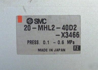 Smc 20 -MHL2 -40D2 -X3466 wide opening air gripper