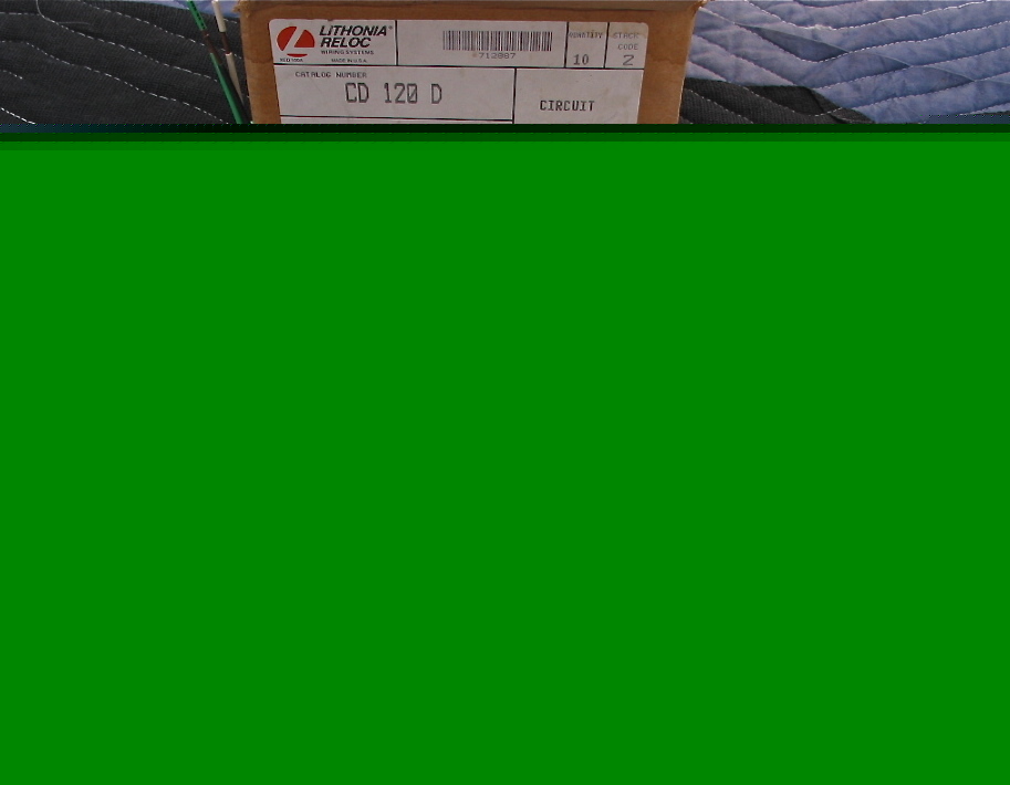 14 lithonia cd-120-d circuit distributors 3NG12 +