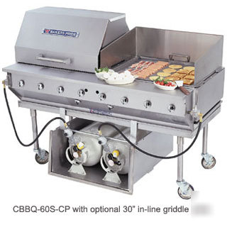 Bakers cbbq-60S-p char-broiler, 60