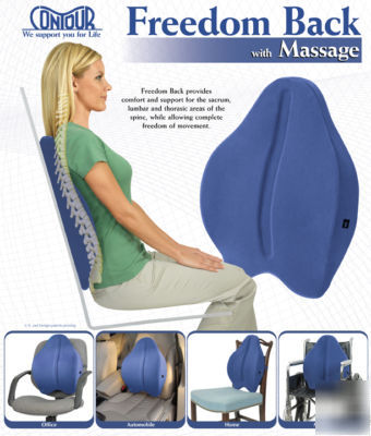 Freedom back lumbar & back support pad by contour