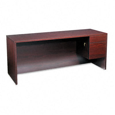 Hon company 10500 3/4 right ped credenza my frame/top