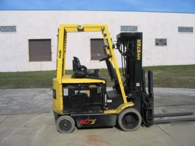 Hyster 5,000LB capacity electric forklift 20FT of lift