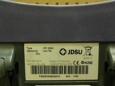 Jdsu acterna ofi-2000 multifunction loss test set 